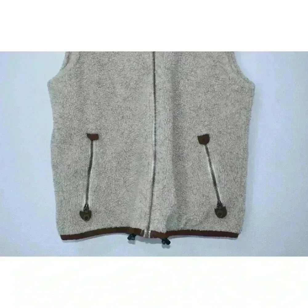 Vintage Alf Women's Sleeveless Western Cowgirl Made in USA Sherpa Vest Size‎ S - Picture 3 of 12